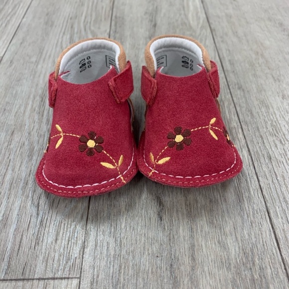 Pipit Flower Apricot Camel Suede Walkers - Picture 2 of 6